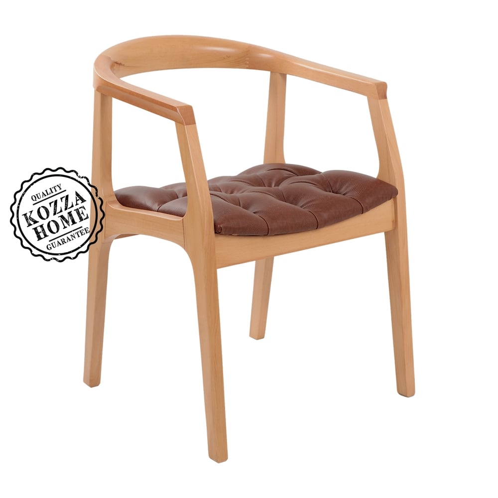 York Sandalye Naturel