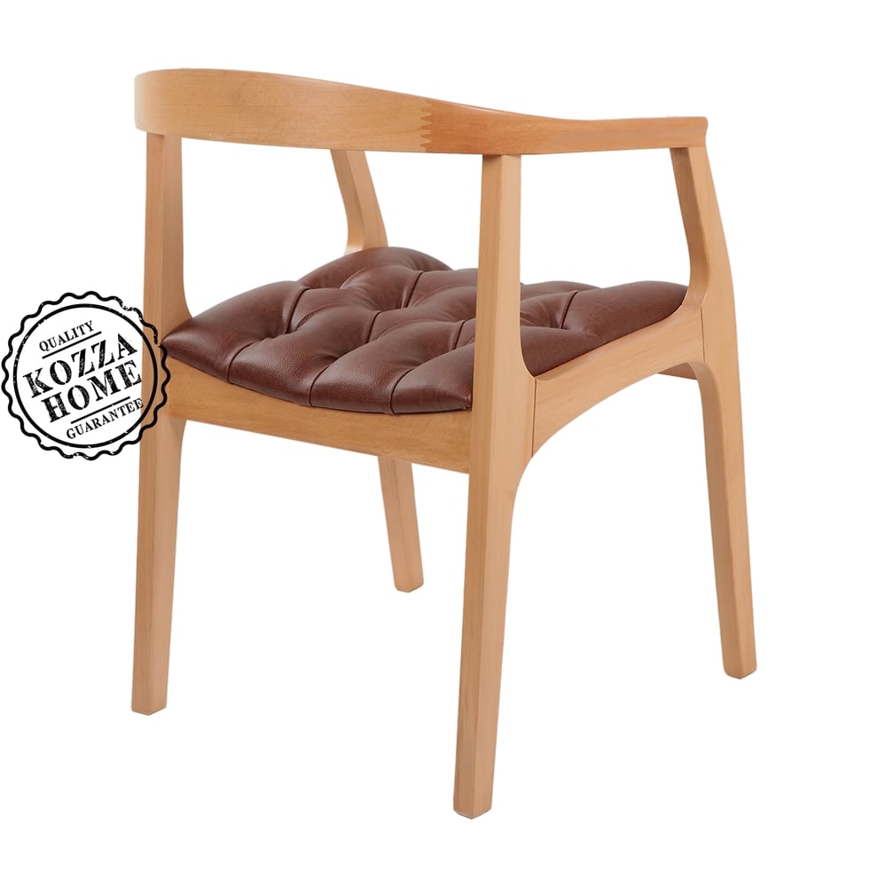 York Sandalye Naturel