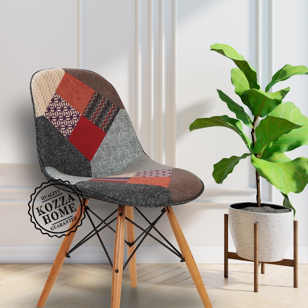 Patchwork Icon Sandalye Naturel