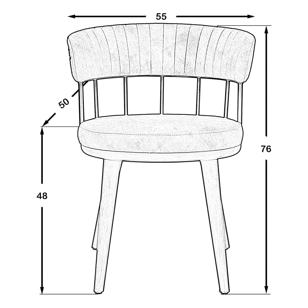 Bronx Sandalye Ceviz