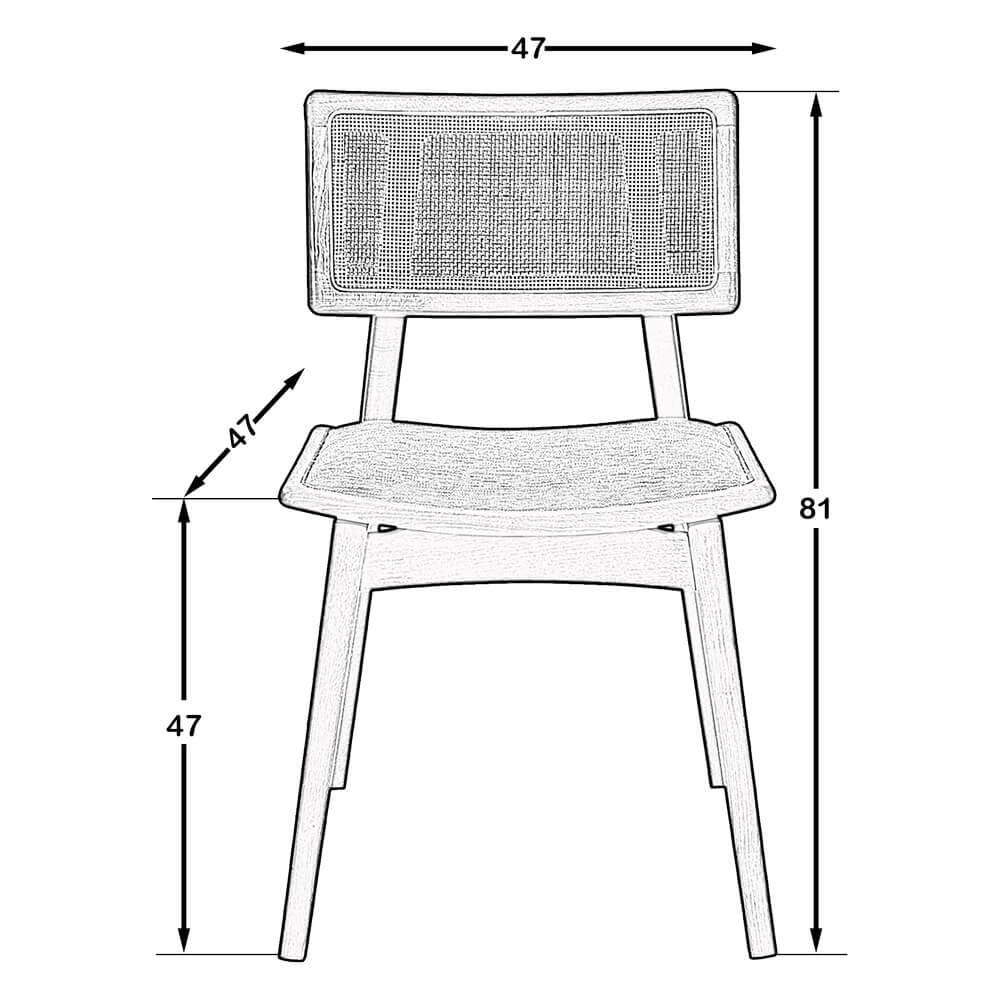 Alberta Sandalye Ceviz
