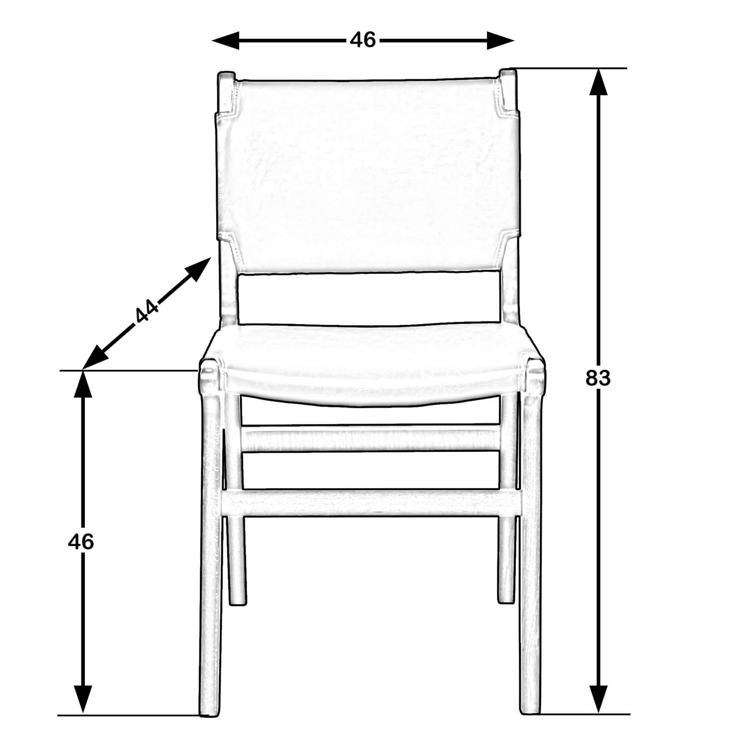 Plus Sandalye (Meşe Eskitme)