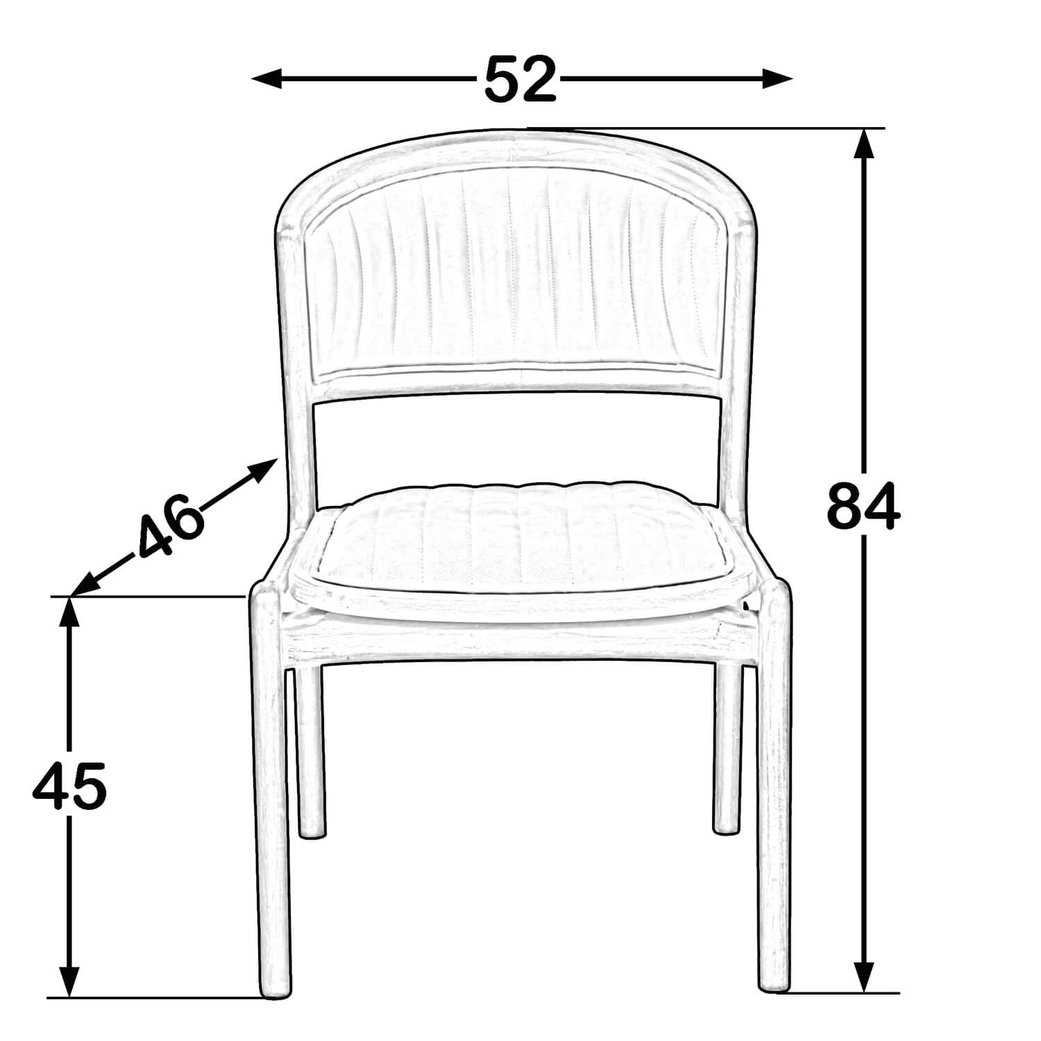Brody Sandalye (Meşe Eskitme)