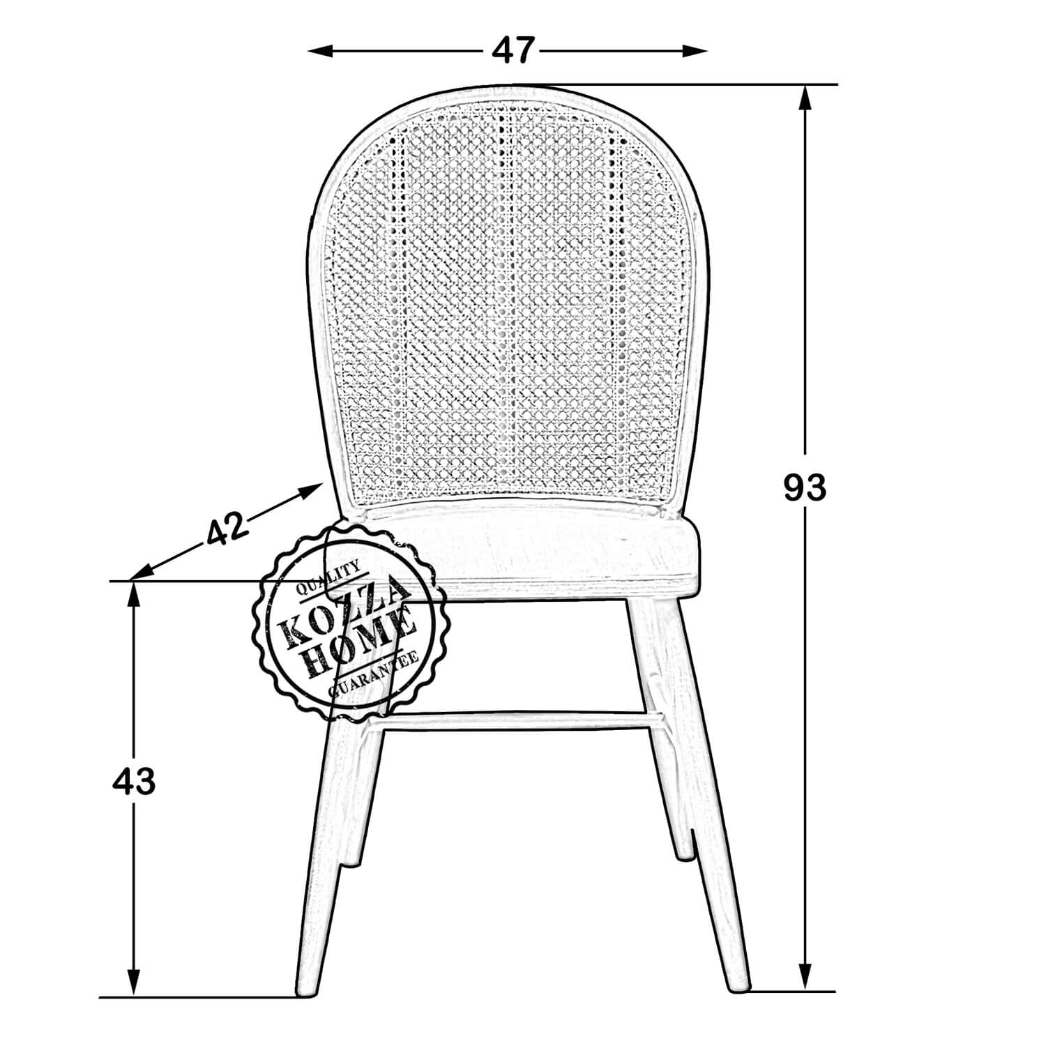 Duncan Sandalye (Meşe Eskitme)