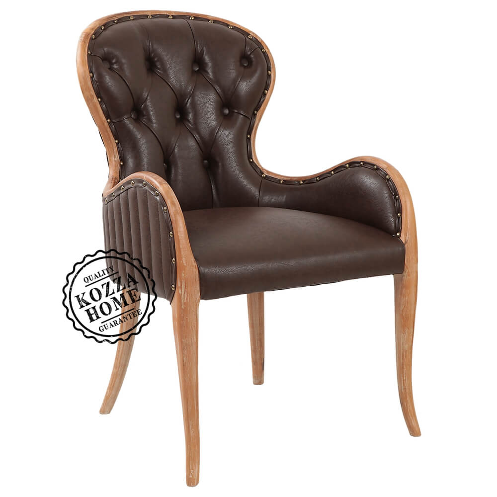 Octopus Sandalye Meşe Eskitme