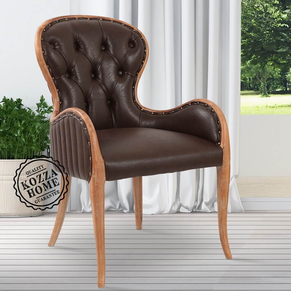 Octopus Sandalye Meşe Eskitme