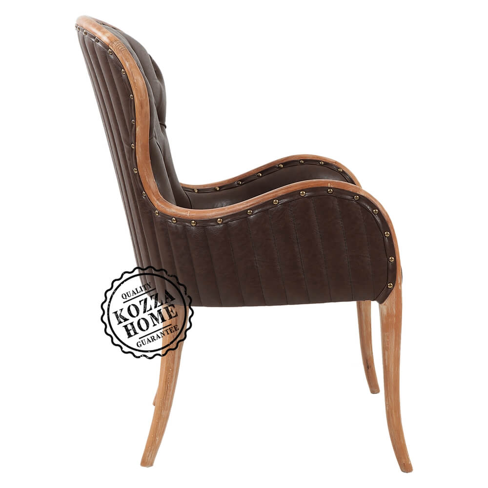 Octopus Sandalye Meşe Eskitme