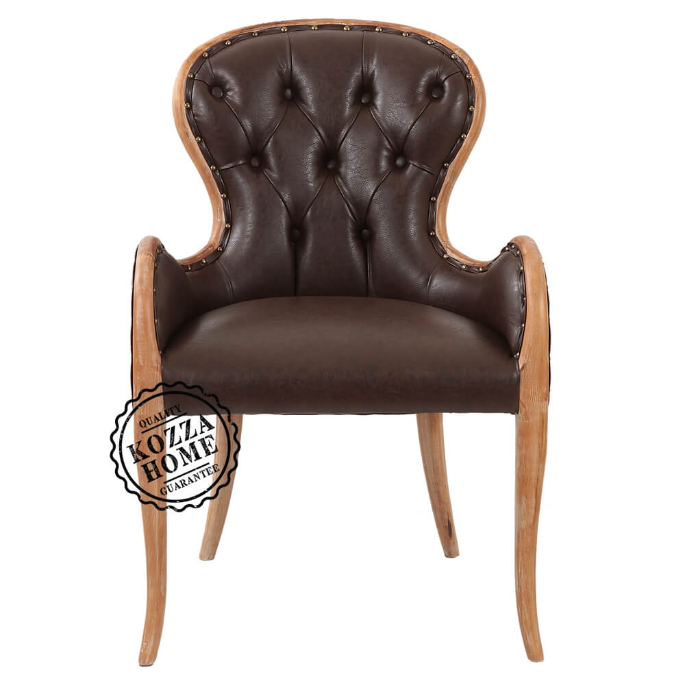 Octopus Sandalye Meşe Eskitme