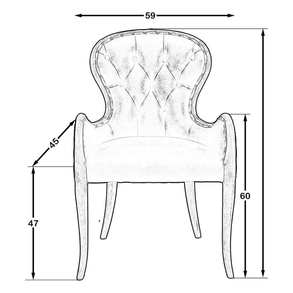 Octopus Sandalye Meşe Eskitme