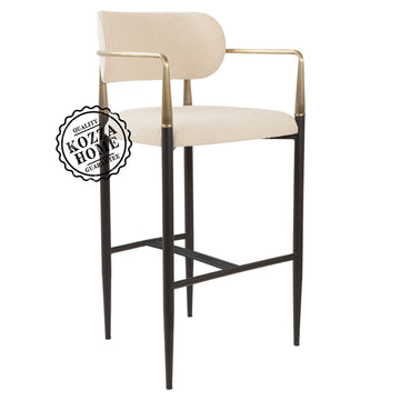 Casares Bar Sandalye Pirinç Eskitme