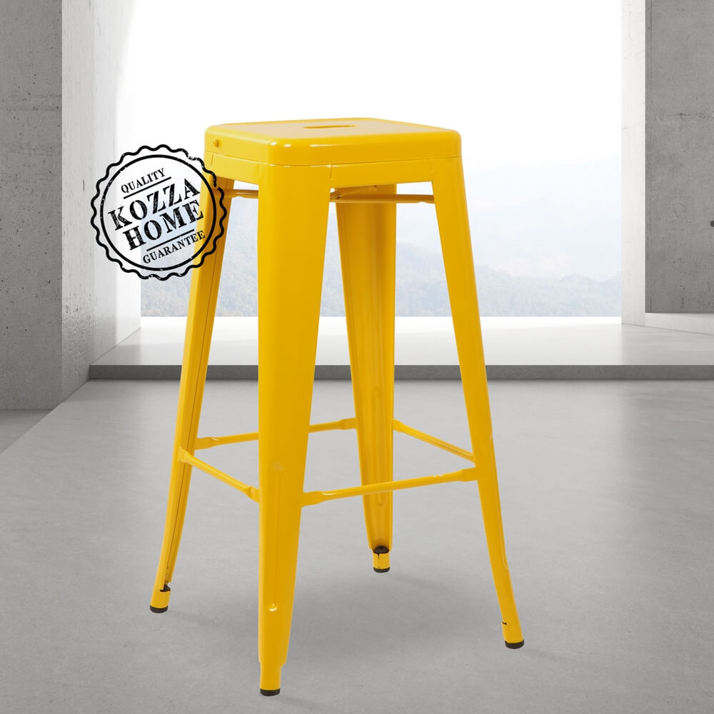 Tolix Bar Tabure (Sarı)