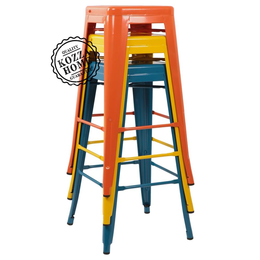 Tolix Bar Tabure (Sarı)