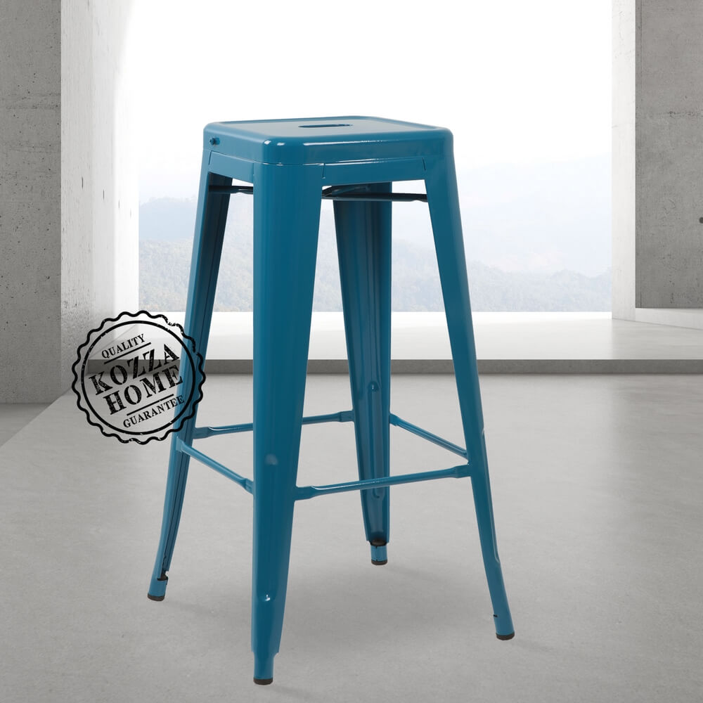 Tolix Bar Tabure (Mavi)