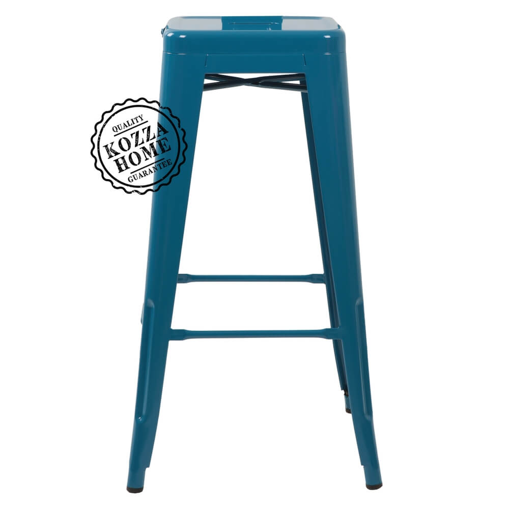 Tolix Bar Tabure (Mavi)