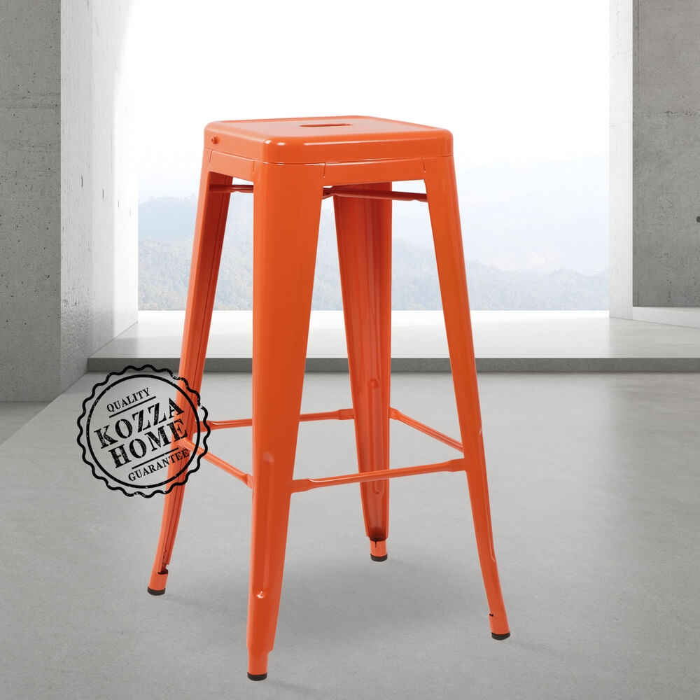 Tolix Bar Tabure (Turuncu)