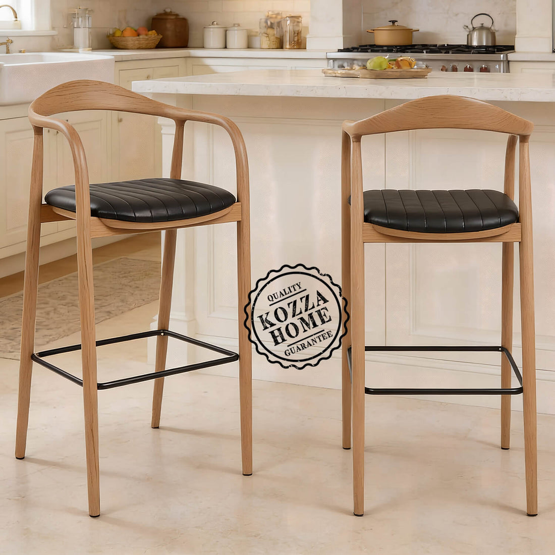 Yucon Bar Sandalye (Naturel)