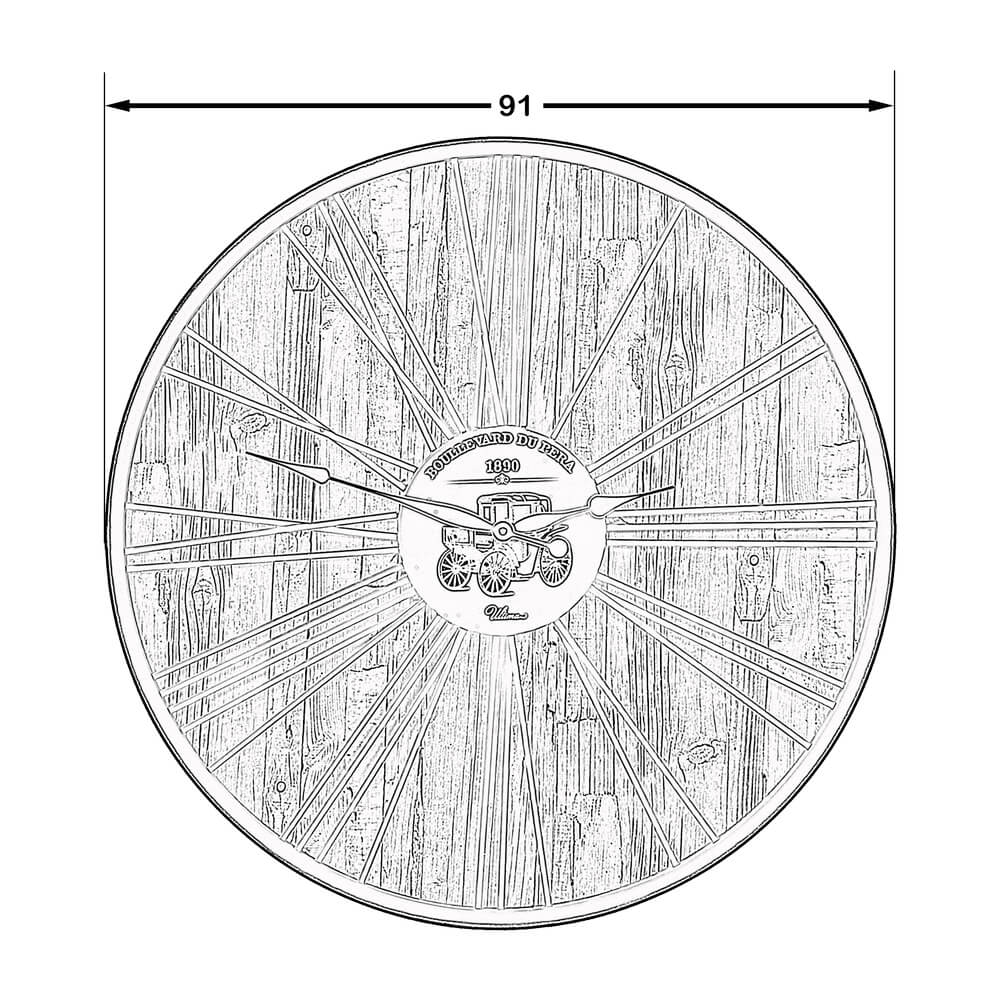 Dekoratif Duvar Saati Du Pera