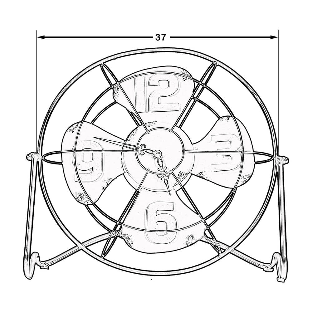 Dekoratif Masa Saati Propel