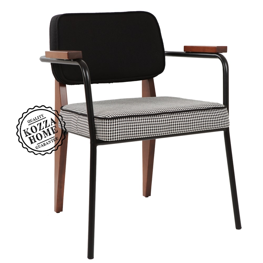 Ergo Ahşap Ayak - Keten Sandalye