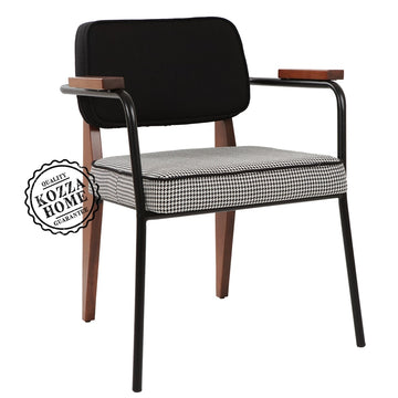 Ergo Ahşap Ayak - Keten Sandalye