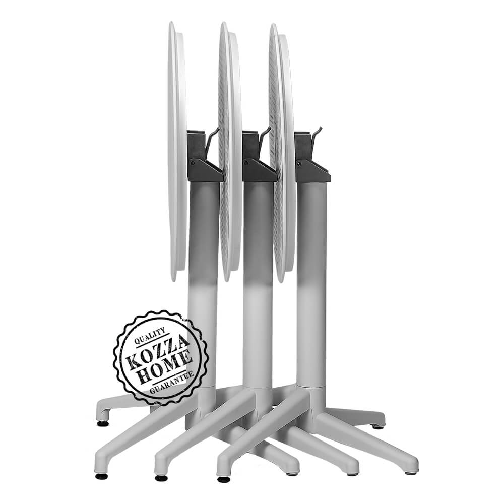 Molly Yuvarlak Bahçe Masa Beyaz