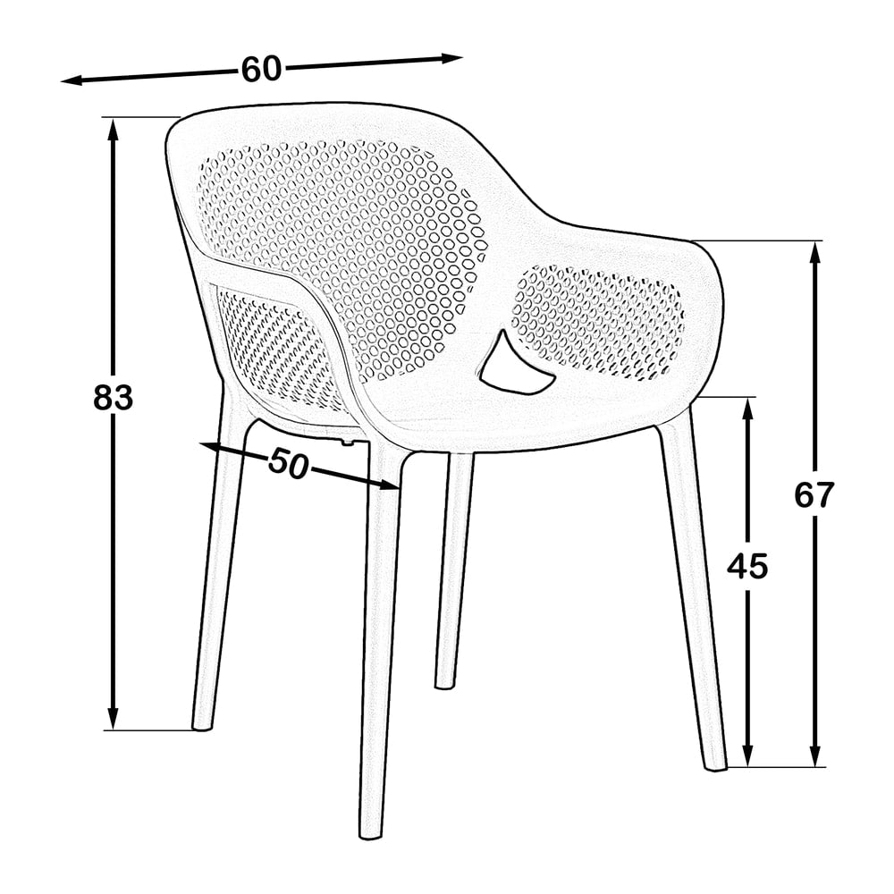 Atos Bahçe Sandalye Kum Bej