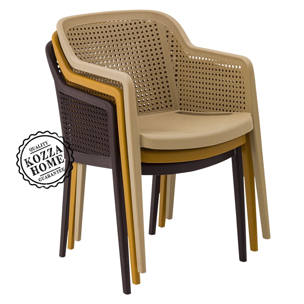 Porto Bahçe Sandalye Çimento Gri